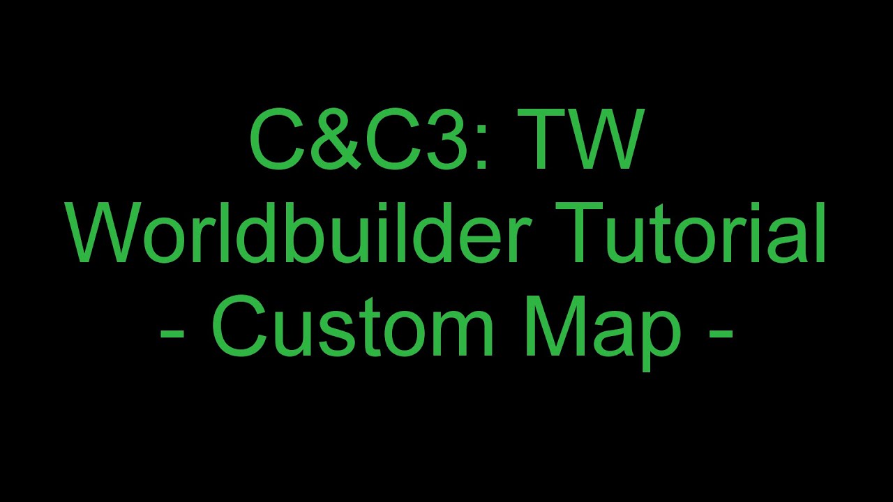 tiberium wars custom maps